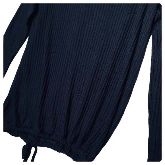 CHASER - LONG SLEEVE 1/4 BUTTON HENLEY DRAWSTRING WAIST TEE - M - NWT - Picture 8 of 14